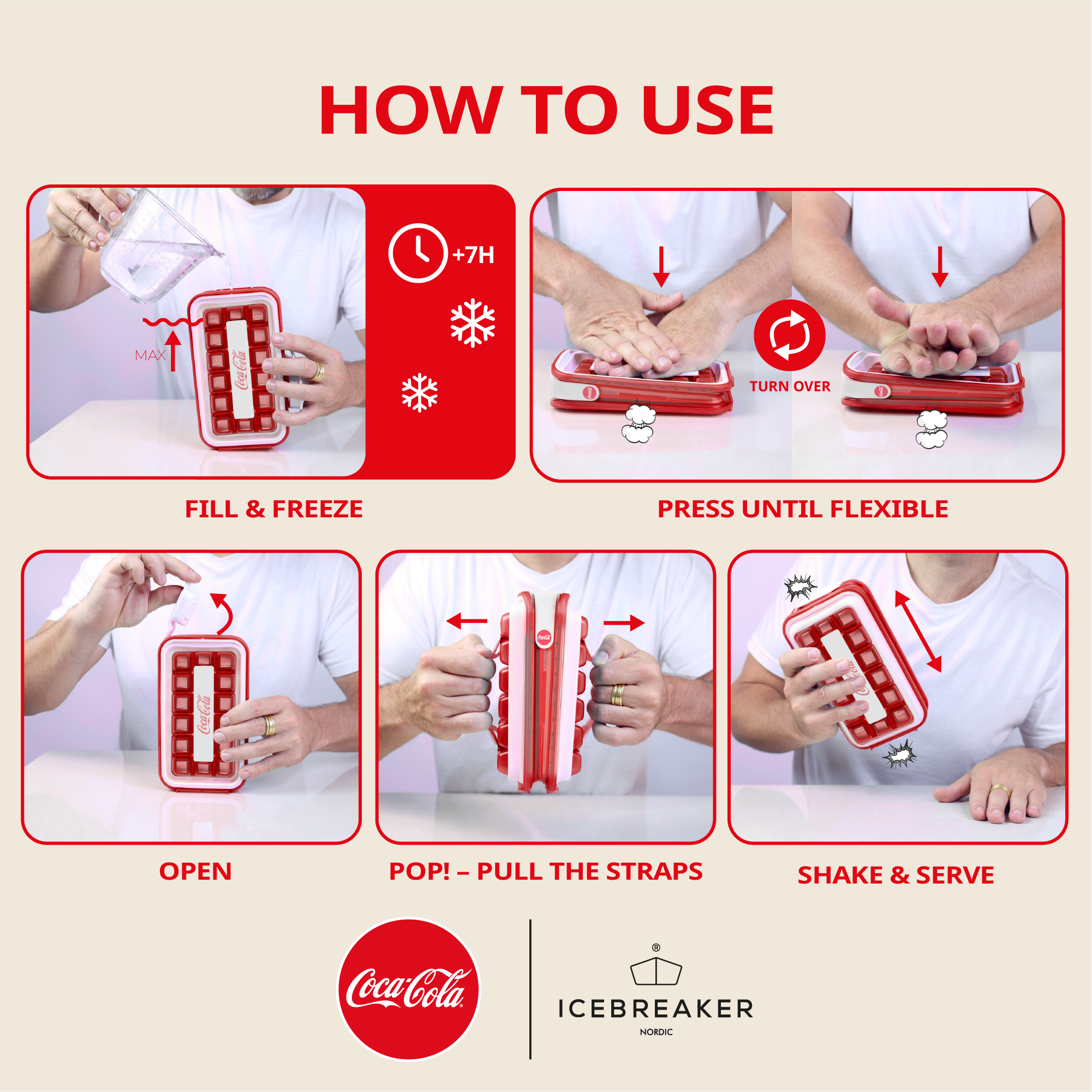 ICEBREAKER Nordic® POP Coca-Cola® Edition
